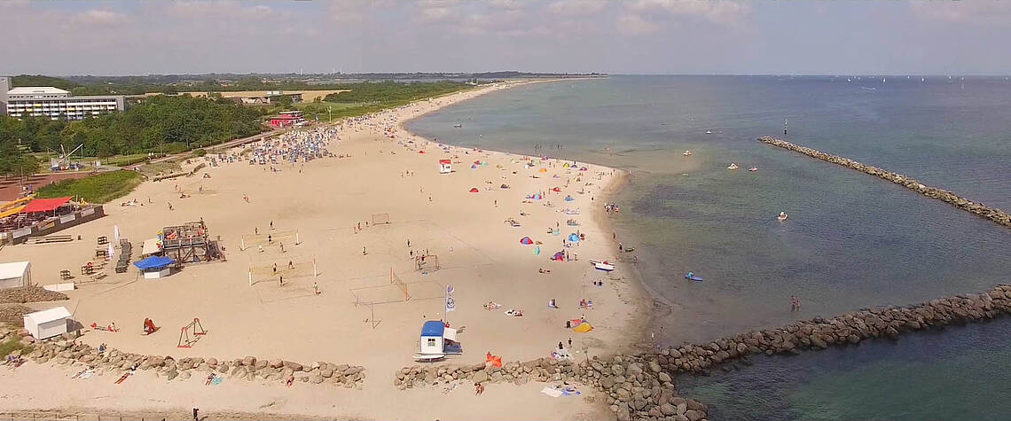 Aktionsstrand im Ostsee Resort Dampland