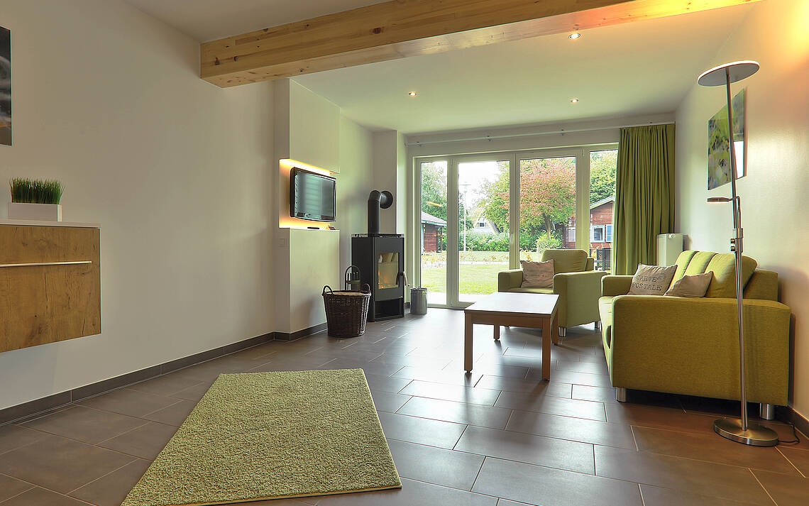 Wohnbereich Premium Ferienhaus Wohnbereich im Premiumhaus